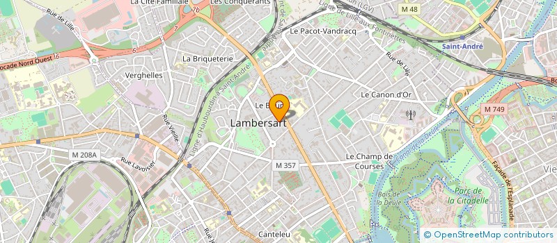 localisation de l'entreprise HOLDING GDBVL à LAMBERSART