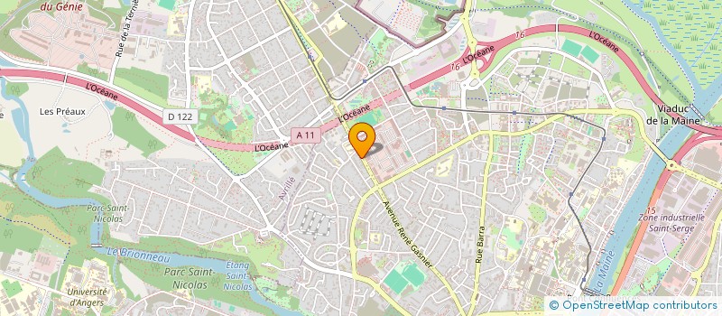 localisation de l'entreprise HOLDING GDC IMMOBILIER à ANGERS