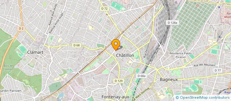 localisation de l'entreprise HOLDING GDMP à CHATILLON