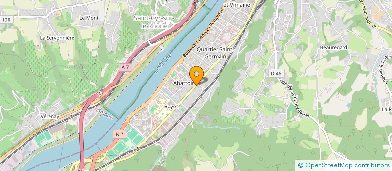localisation de l'entreprise HOLDING GDS à VIENNE