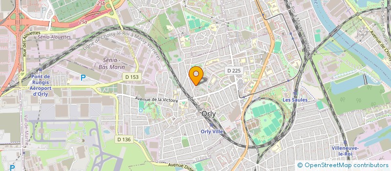 localisation de l'entreprise HOLDING GDS  ORLY