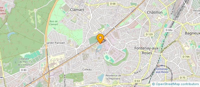 localisation de l'entreprise HOLDING GECHALPI à CLAMART