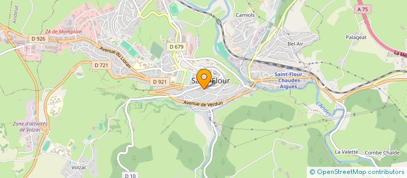 localisation de l'entreprise HOLDING.GEFFROY&FORETS.IMMOBILIERS à SAINT-FLOUR