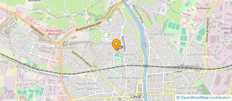 localisation de l'entreprise HOLDING GEFIGROUP à LAVAL