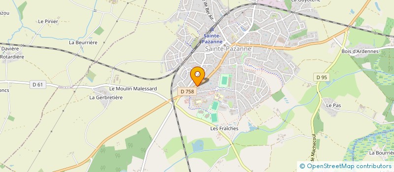localisation de l'entreprise HOLDING GENAUDEAU-DELECRIN à SAINTE-PAZANNE