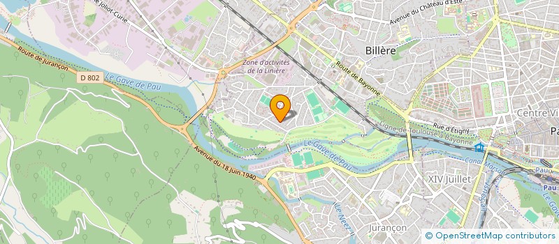 localisation de l'entreprise HOLDING GENDRE CHLOE  BILLERE