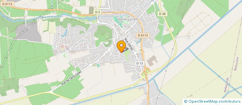localisation de l'entreprise HOLDING GENETET à BELLEGARDE