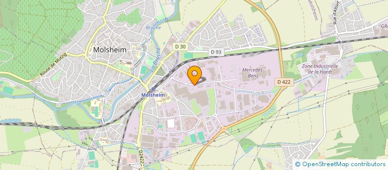 localisation de l'entreprise HOLDING GENG C & CO  MOLSHEIM