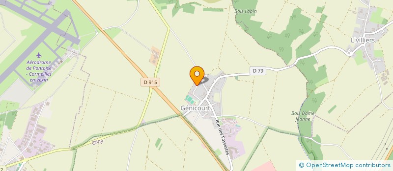 localisation de l'entreprise HOLDING GEOFFREY BUET  GENICOURT