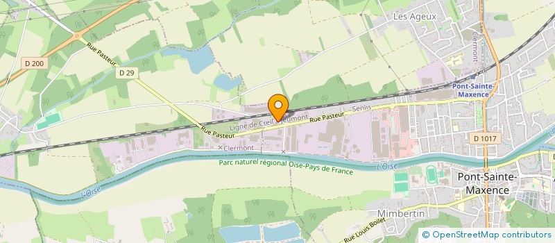 localisation de l'entreprise HOLDING GERETTI-BATTAIS  PONT-SAINTE-MAXENCE