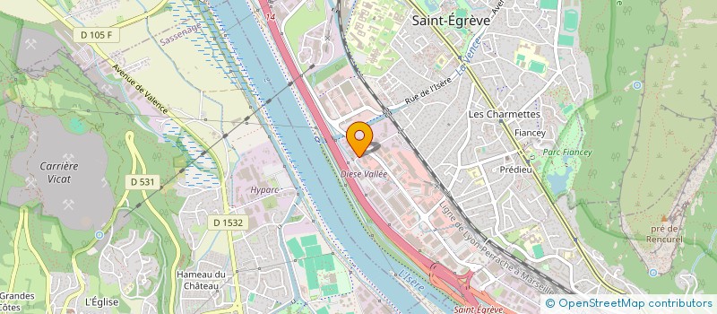 localisation de l'entreprise HOLDING GESCOURTS à SAINT-EGREVE