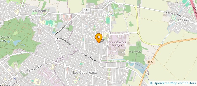 localisation de l'entreprise HOLDING GESTION à COURTRY
