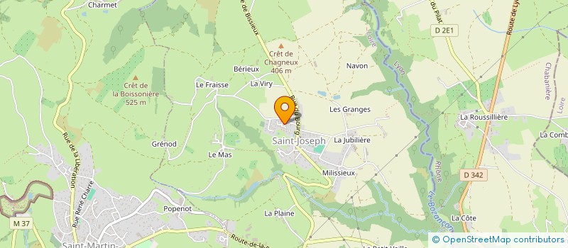 localisation de l'entreprise HOLDING GESTION MANAGEMENT à SAINT-JOSEPH