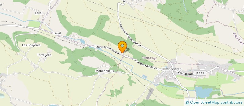 localisation de l'entreprise HOLDING GESTION PATRIMOINE FAMILIALE  SAINT-CHEF