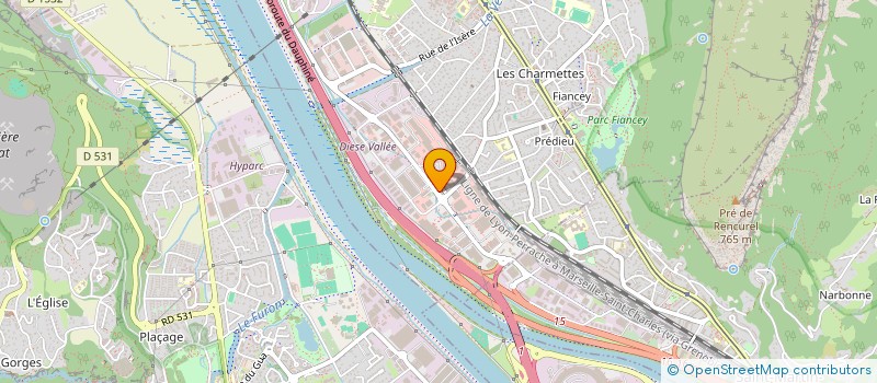 localisation de l'entreprise HOLDING GF  SAINT-EGREVE