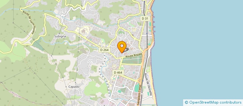 localisation de l'entreprise HOLDING GIAMARCHI  BASTIA