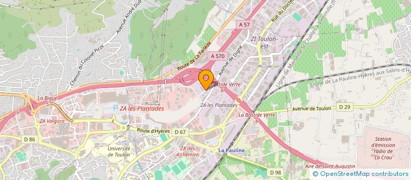 localisation de l'entreprise HOLDING GIANNINI  CARQUEIRANNE