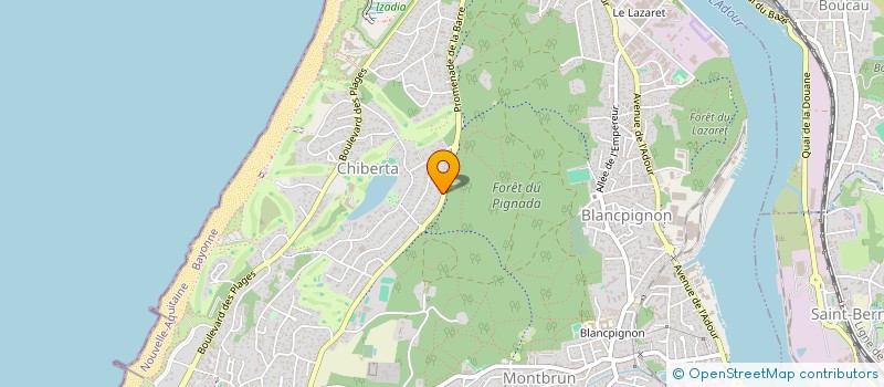 localisation de l'entreprise HOLDING GICQUEL  ANGLET