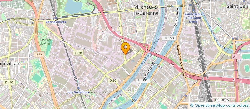 localisation de l'entreprise HOLDING GIL à VILLENEUVE-LA-GARENNE