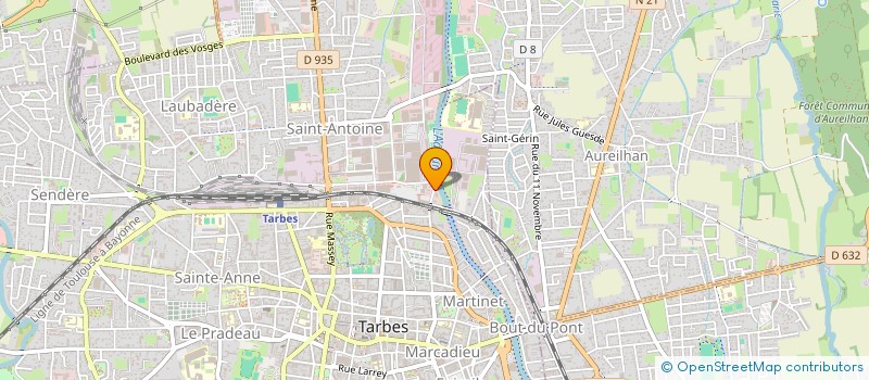 localisation de l'entreprise HOLDING GIL  TARBES