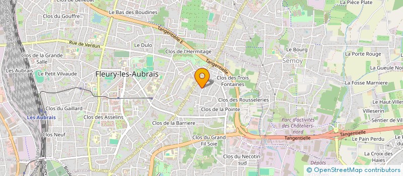 localisation de l'entreprise HOLDING GILAU à ORLEANS