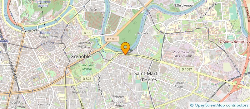 localisation de l'entreprise HOLDING GILLES BONJEAN  SAINT-ISMIER