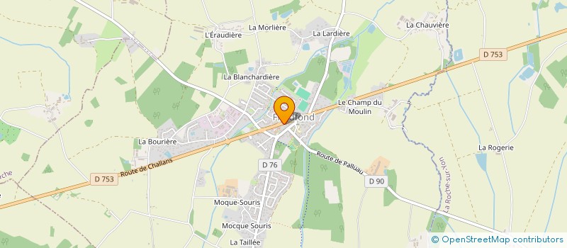 localisation de l'entreprise HOLDING GILLET  FROIDFOND