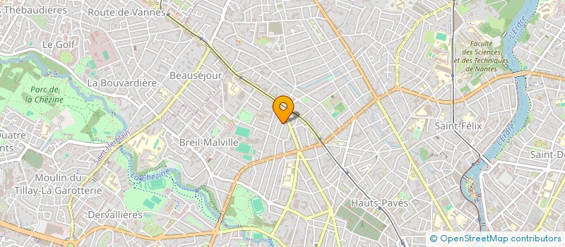 localisation de l'entreprise HOLDING GILLINE  NANTES