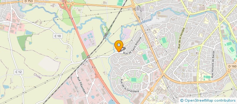 localisation de l'entreprise HOLDING GINGREAU à CHOLET