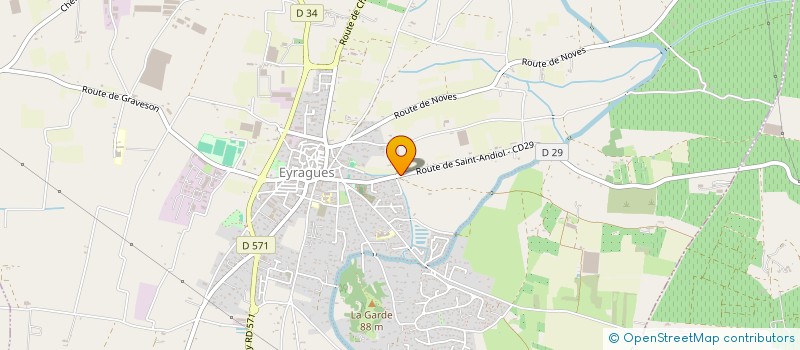 localisation de l'entreprise HOLDING GIORGI  EYRAGUES