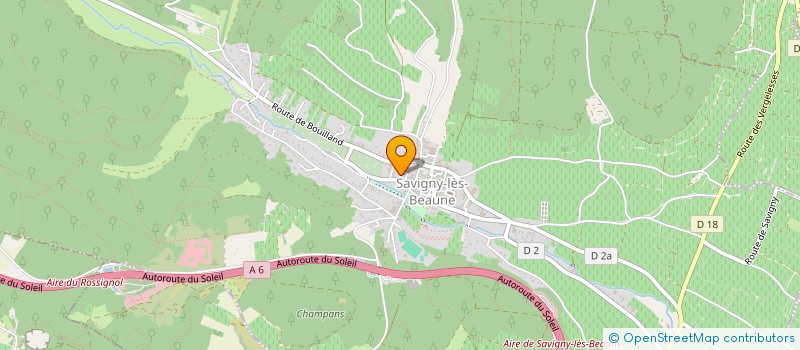 localisation de l'entreprise HOLDING GIRARD VINCENT  SAVIGNY-LES-BEAUNE