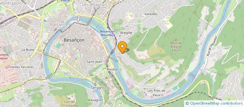 localisation de l'entreprise HOLDING GIRARDET THIERRY  BESANCON