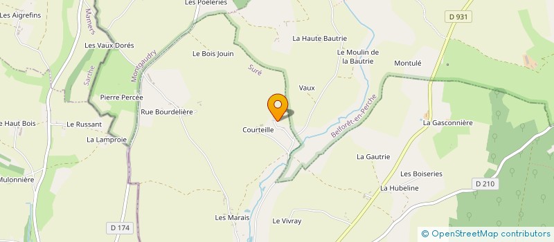 localisation de l'entreprise HOLDING GJ à SURE
