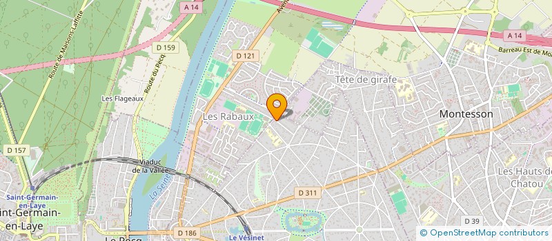 localisation de l'entreprise HOLDING GL NOT  LE VESINET