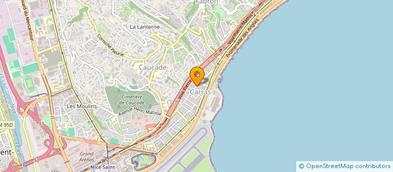 localisation de l'entreprise HOLDING GLOBAL. INVEST  NICE