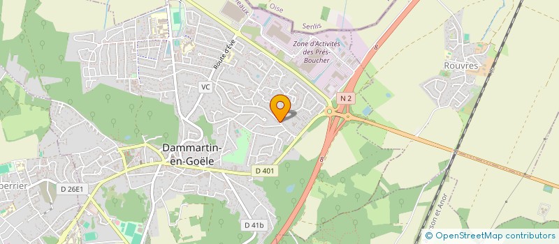 localisation de l'entreprise HOLDING GLS CAPITAL  DAMMARTIN-EN-GOELE