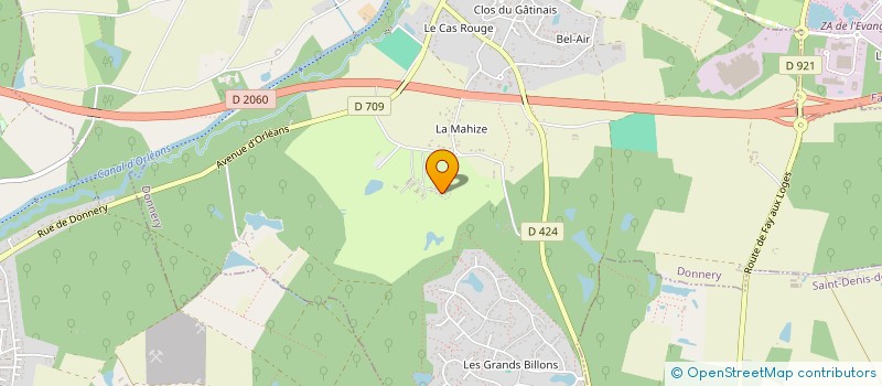localisation de l'entreprise HOLDING GM à DONNERY