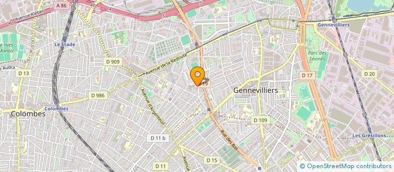 localisation de l'entreprise HOLDING GM  ASNIERES-SUR-SEINE