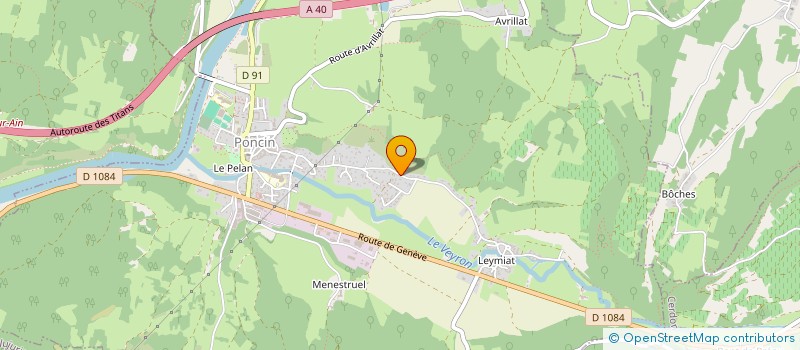 localisation de l'entreprise HOLDING GMJV  PONCIN