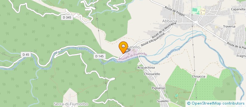 localisation de l'entreprise HOLDING GMS à ISOLACCIO DI FIUMORBO