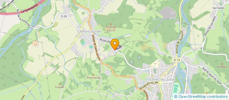 localisation de l'entreprise HOLDING GMS  MONTSAUNES