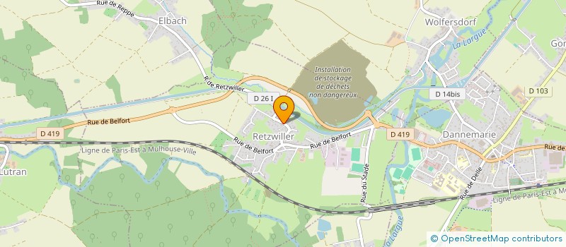 localisation de l'entreprise HOLDING GN  RETZWILLER