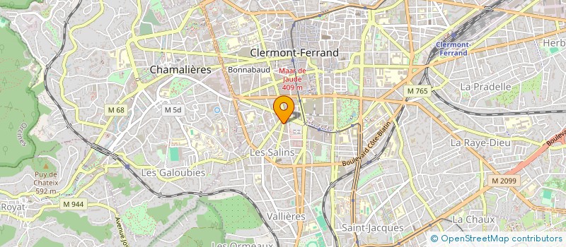 localisation de l'entreprise HOLDING GOELAND  CLERMONT-FERRAND