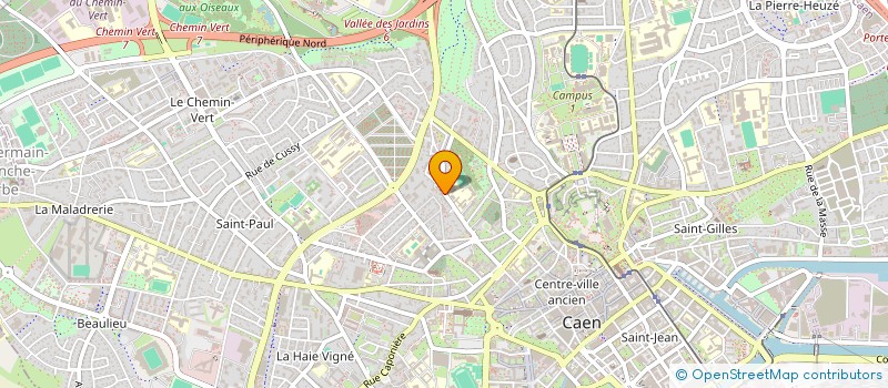 localisation de l'entreprise HOLDING GOM INVEST à CAEN