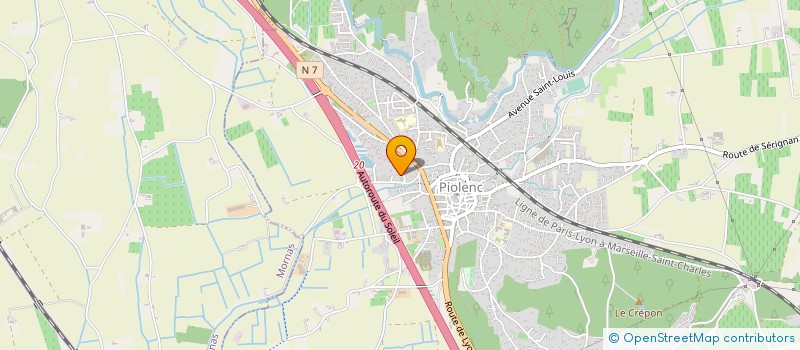 localisation de l'entreprise HOLDING GOMARYNE  PIOLENC