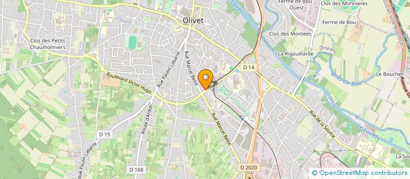 localisation de l'entreprise HOLDING GONCALVES à OLIVET