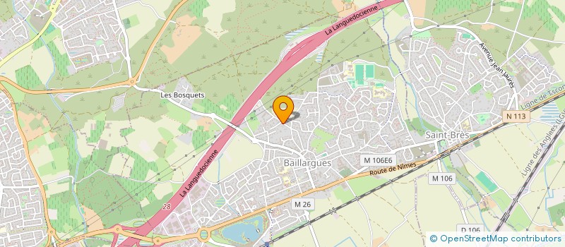 localisation de l'entreprise HOLDING GONET à BAILLARGUES