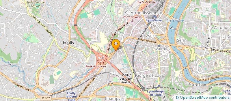 localisation de l'entreprise HOLDING GONIN FINANCES SARL à ECULLY