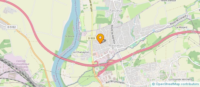 localisation de l'entreprise HOLDING GONZALVEZ  MASSIEUX