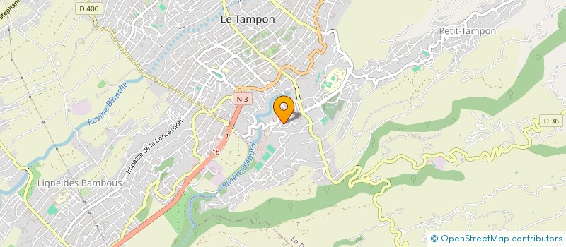 localisation de l'entreprise HOLDING GOSSARD  LE TAMPON